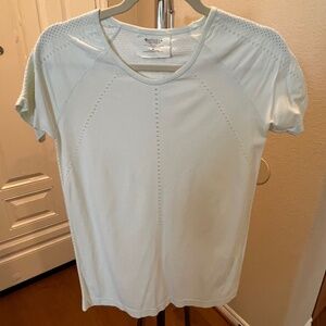 Athleta Women's Workout Top Short Sleeve, Size Medium, Color Mint Green